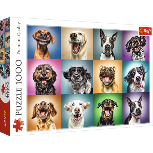 Puzzles - 1000" - Lustige Hunde Porträts