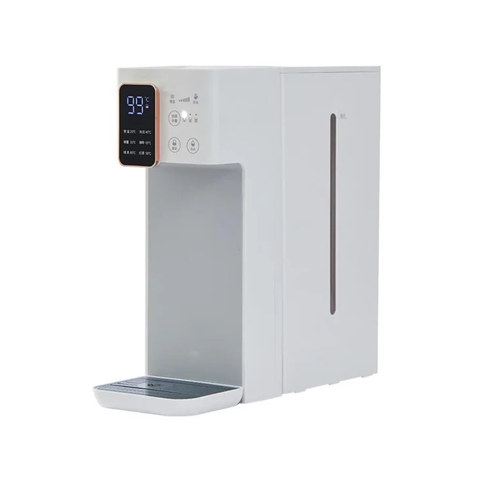 Water dispenser 3s Instant Heating Water Dispenser Electric Pump 2000W Fast Heat Dispensador Bottle 3L Smart Kettle(White)