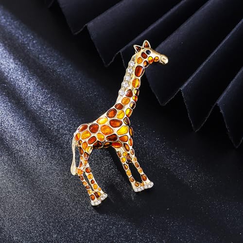 Image of Rhinestone /Enamel Animals Brooch and Pin for Women Elegant Animals Brooches Dress Accessories Birthday Gifts for Mom Wife