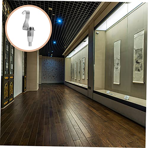 Image of 12pcs Picture Rail Hooks Wire Rope Hooks Picture Display Picture Hangers Heavy Duty Picture Hanging System
