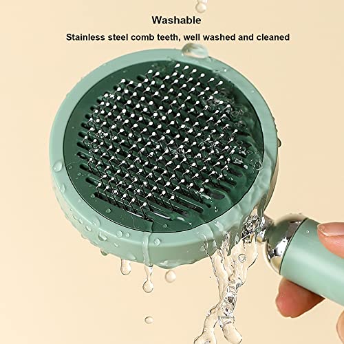 Dog Brush, Cat Brush, Dog Brush For Shedding, Cat Brushes For Indoor Cats, Self Cleaning Pet Brush For Grooming Long Short Haired Dog Cats, For Dog Cat Rabbit Remove Loose Fur And Undercoat #TOP4
