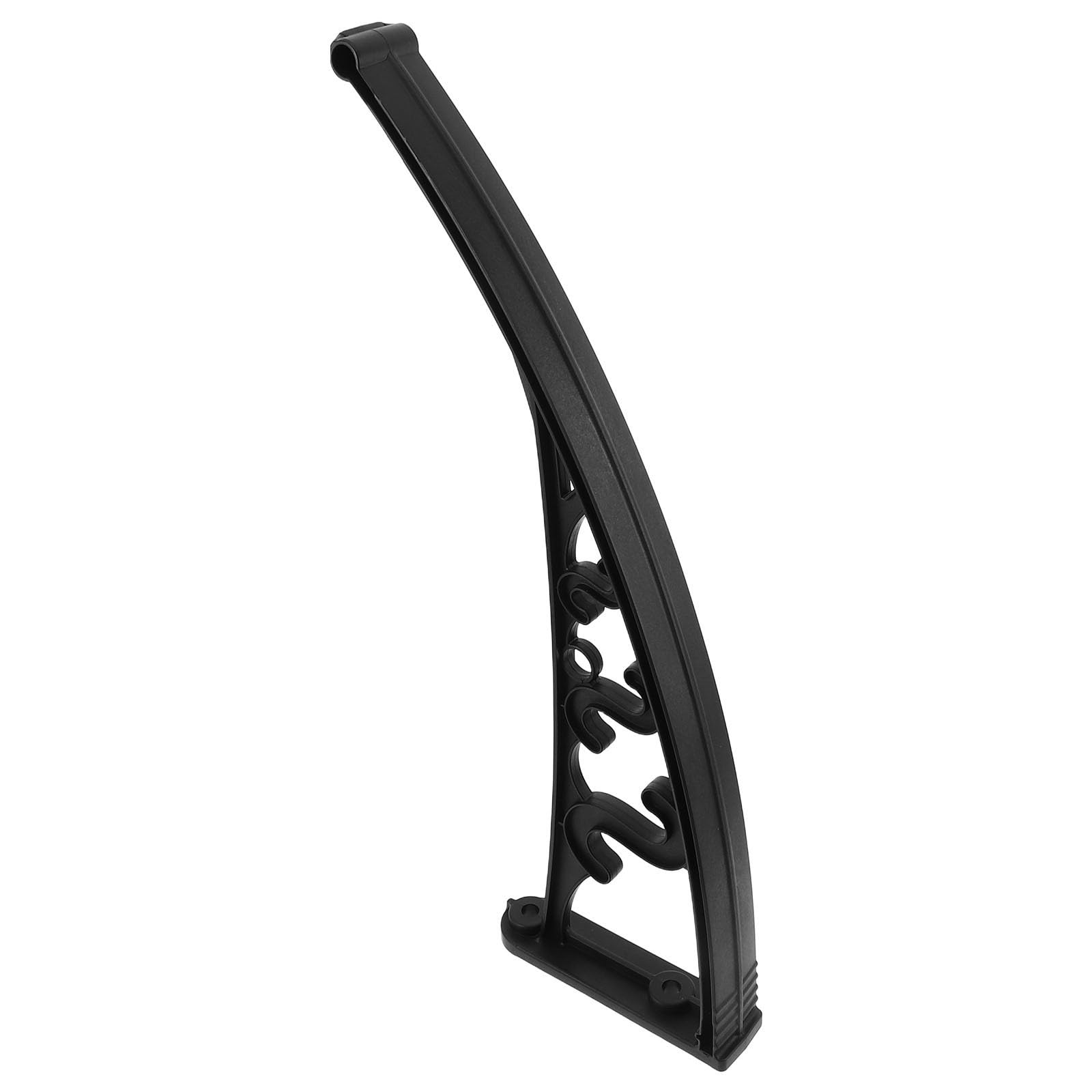 Soporte para toldo de diseño moderno decorativo y acero negro