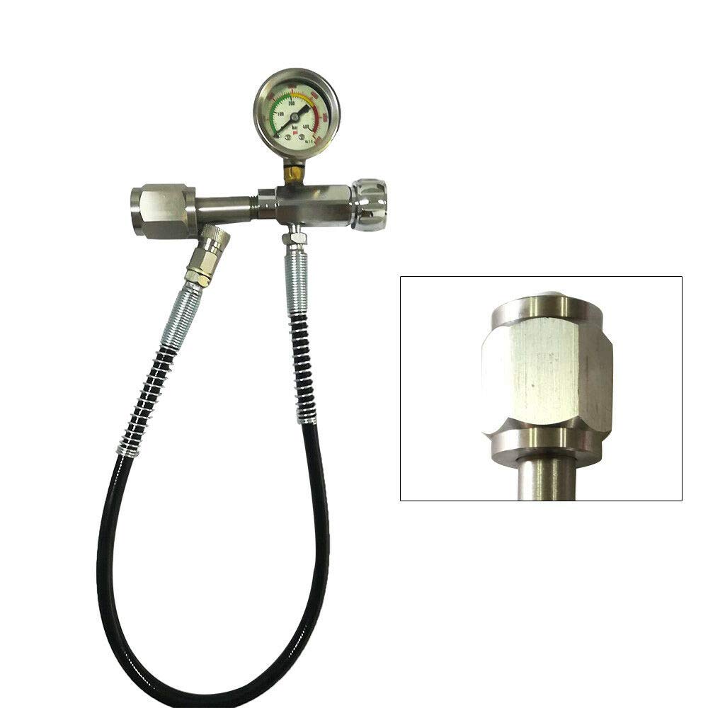 Kit de charge pour paintball - 4500 PSI - Avec tuyau Microbore de 60 cm - Pour station de charge de paintball