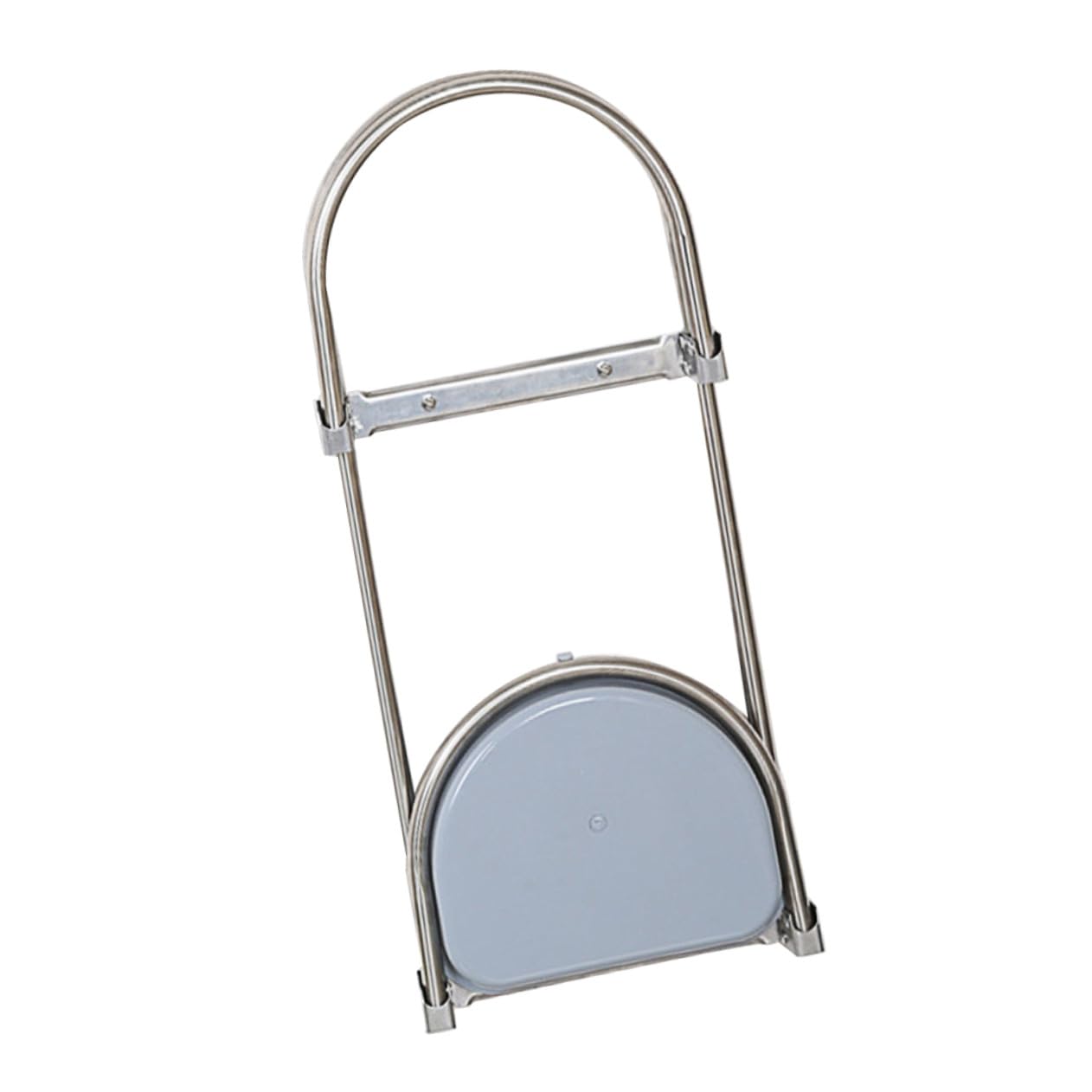HANABASS Supporto Portaombrelli da Parete Pieghevole in Acciaio Inossidabile Organizer Multiuso per Ingresso Casa Design Compatto Argento e Azzurro