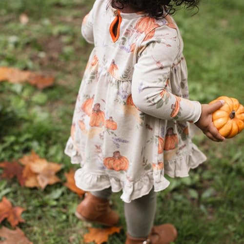 Burt's Bees Baby Baby Girls' Long Sleeve Top and Pant Set, 100% Organic Cotton4