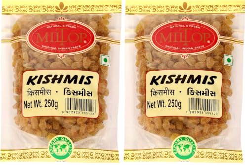 Image of Miltop Kishmish-Raisin, 250g (Pack of 2)
