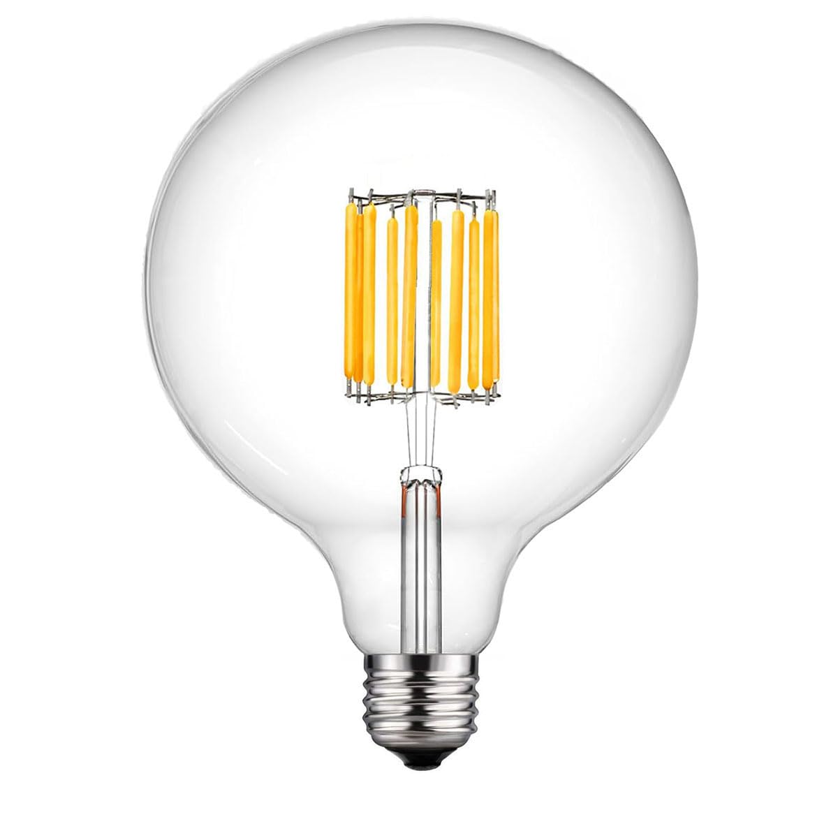 ZYYRSS Antique Vintage LED Bulbs, 10W G125, 1000LM, 2700K