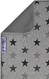 Dimensions : 70 x 85 cm Xplorys Dooky Blanket Grey Stars
