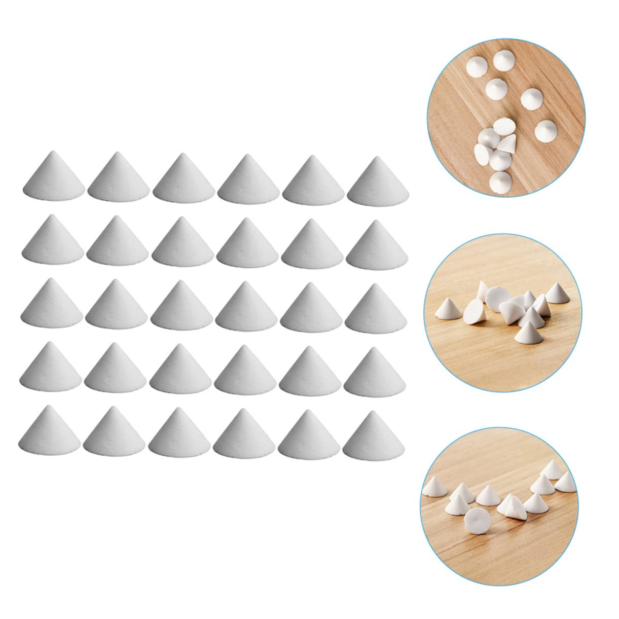 VILLCASE Kit D'outils De Poterie 4 Ensembles Outils en Céramique Grille De Cuisson Clous Coniques Fournitures d'argile pour Artistes 30 Pièces X 4