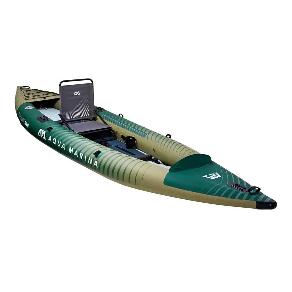 Aqua Marina Caliber 398 Angler/Angeln Drop-Stitch Fusion Kajak 1/2 Personen 398 cm Grün