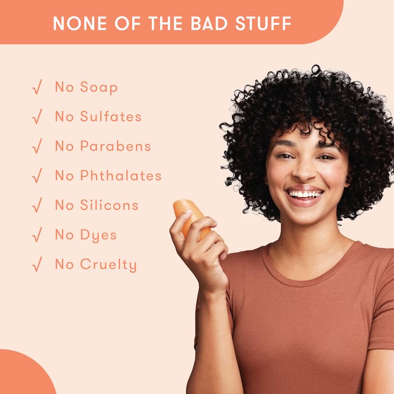 Image of HIBAR - Volumize Shampoo Bar - For Fine & Flat Hair - Add Body, Definition & Volume - With African Dates & Vitamin B5 - Plastic-Free - Soap, Paraben & Sulfate-Free - Color Safe & Vegan -1 Solid Bar
