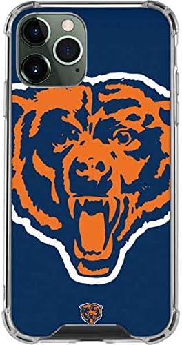 Skinit Clear Phone Case Compatible with iPhone 12 Pro Max - Officially Licensed NFL Chicago Bears Retro Logo Design