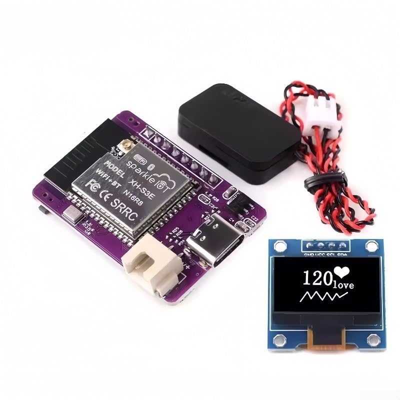 S3 N16R8 Development Board with Dual Core Processor AI Voice Dialogue Module 0.96 Inch Display Type C Interface WiFi 5.0 GPIO I2C I2S UART ADC DA(Display)
