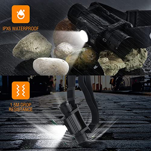 Boruit Led Rechargeable Headlamp With Red Light,Super Bright 1000 Lumen 7 Modes White Red Light Head Lamp Flashlight,Ipx6 Waterproof Anti-Fall Headlamp Headlight For Hunting Camping Hiking Fishing #TOP4