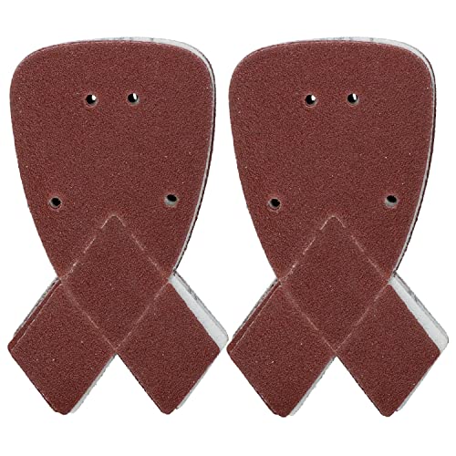 Feuilles de ponçage abrasives à grain mixte pour ponceuse orbitale excentrique