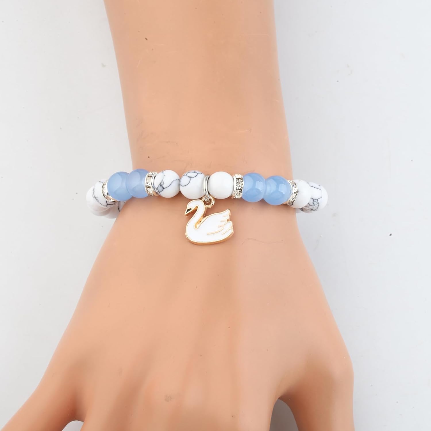 WSNANG Swan Gift Swan Pendant Bracelet Swan Jewelry Swan Lover Gift Swan Theme Inspirational Gift Animal Positive Jewelry - Image 5