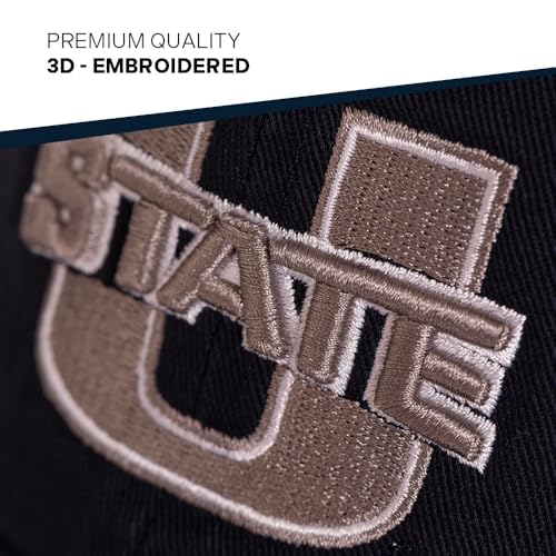 Gorra university utah state baseball ajustable adulto miniatura 3