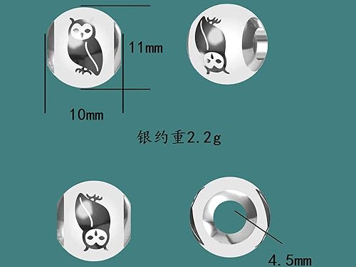 Miniatura 5 de Dijes de plata de ley 925 para pulsera y collar Pandora, regalos de joyería para mujeres