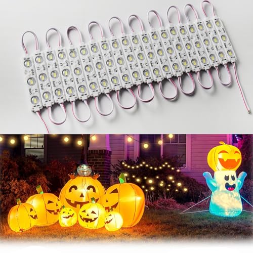 LED Module,Replacement Lights For Inflatables White 20pcs 9.8 Ft 5730 SMD 150LM Per LED Module IP...