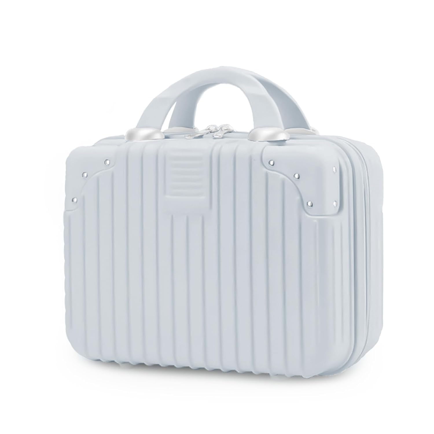Multifunctional Mini Suitcase or Storage Box for Baby & Mother, Kids Travel Bag for Boys & Girls with Security Lock (White)-image-15