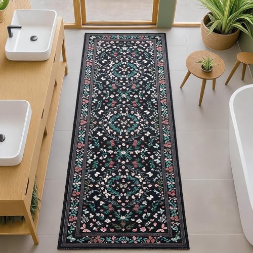 Alfombra Pasillo Washable 2x10 GarveeHome Butterfly miniatura 1