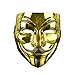 4 Pack V for Vendetta Guy Mask Halloween Mask Halloween Costume Cosplay Party Mask for Halloween Cosplay Party