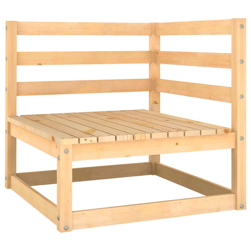 lite drewno sosnowe modułowy z poduszkami szary 57 cm