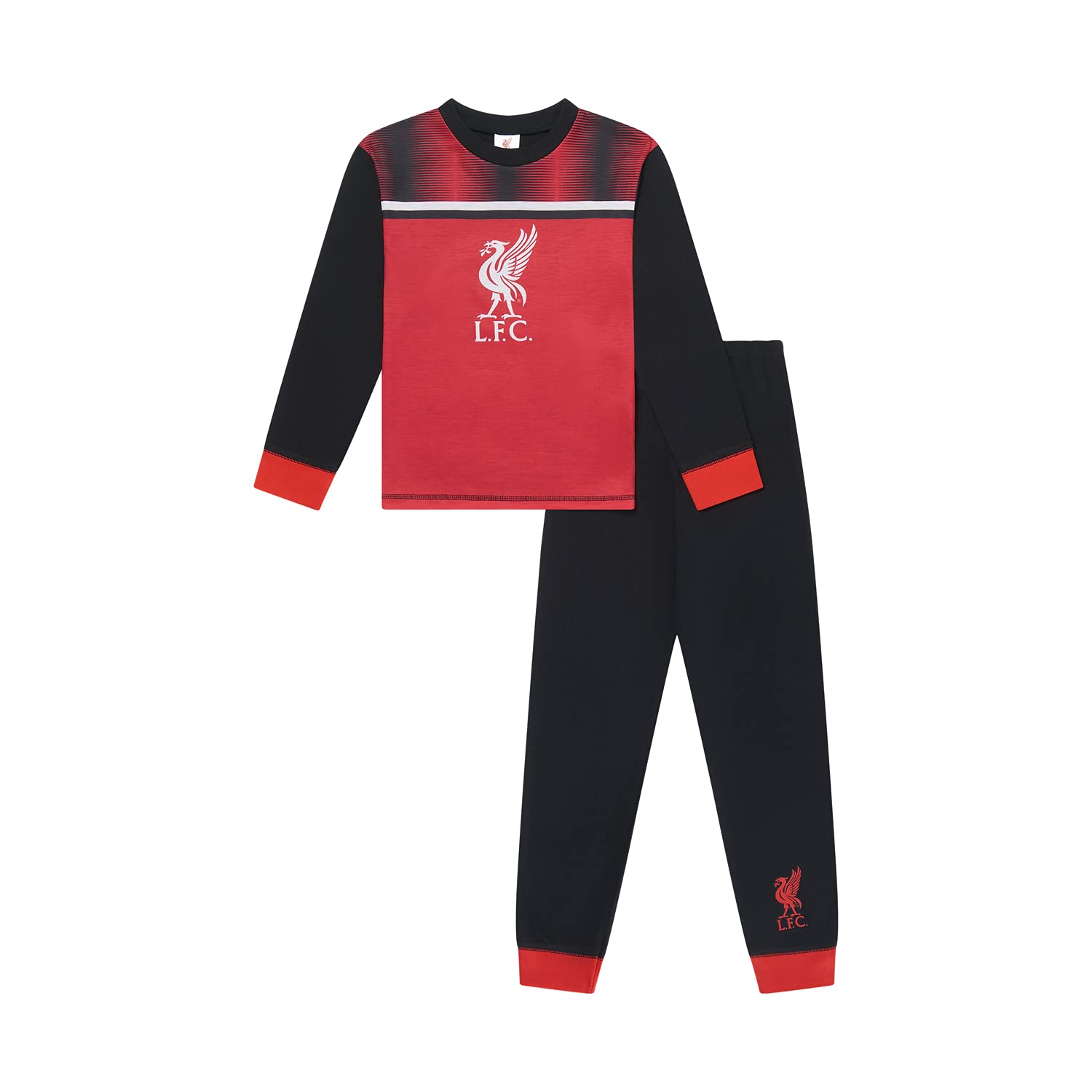 Liverpool F.c. Boys Red Pyjamas, Lfc Pj Set Ages 3 To 15 Years Old, Official Football Merchandise (3-4 Years)