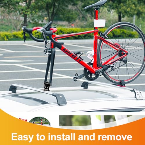HIULLEN 2 Stück Gabelhalterung Fahrrad, Auto Fahrrad Dachträger Gabelhalterung, Aluminiumlegierung Fahrradgabelhalterung, Fahrradhalterung Auto,Fahrradträger Innenraum Schnellspanngabel