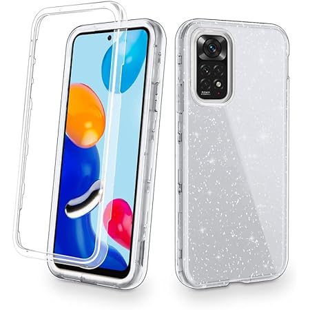For Xiaoi Redi Note 11 4G / Note 11S 4G Anti-slip Clear Acrylic Hybrid TPU Phone Case(Transparent - View #3
