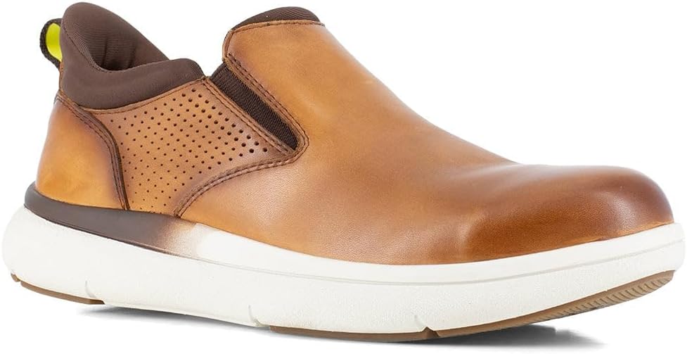 Florsheim Men's Fleet Steel Toe Elastic Loafer SR SD