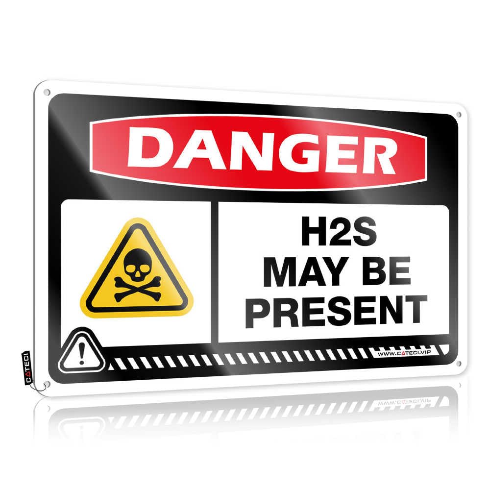 Adult Signs For Man Cave Danger H2S May Be Present Tin Sign Beer Limit Sign Funny Signs For Bar(30X40CM)