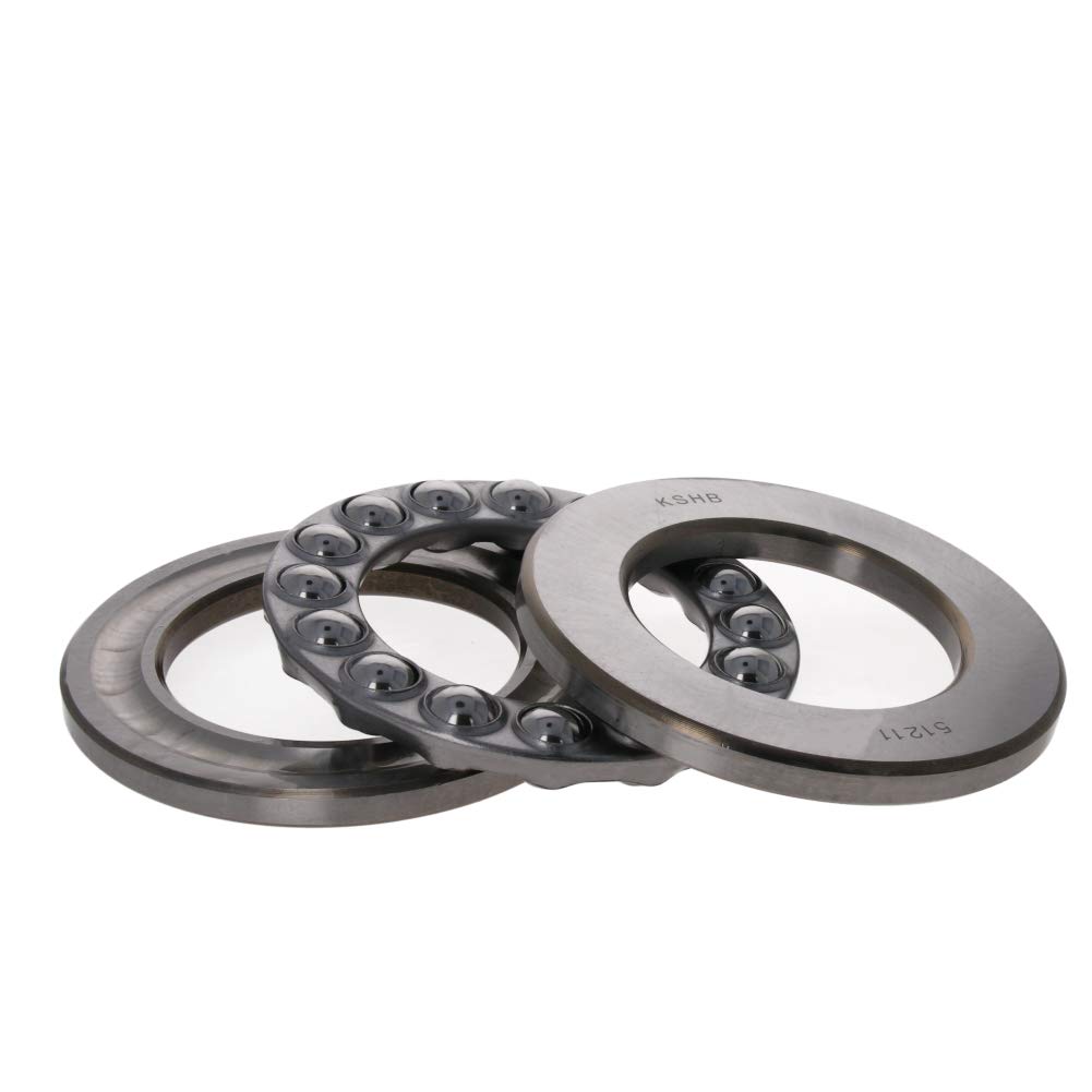 Produktbild von Druckkugellager 51211 – 55x90x25 Mm, Chromstahl, Einreihig, Axiale Belastung, 1 Stück