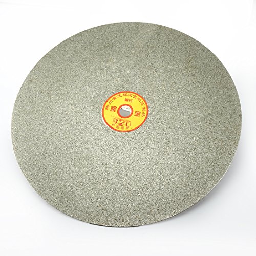 Sourcingmap 250mm 10-inch Grit 120 Diamond Coated Flat Lap Disk Wheel Grinding Sanding Disc - Image 3
