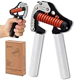 GD IRON GRIP 12LV Aluminum Grip Strength Trainer Adjustable Hand Gripper Strengthener(26 to 181 lb) Hand Grip Exerciser Wrist Strengtheners for Golf Training Equipment Forearm Gripper