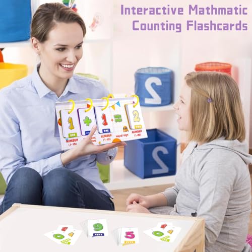 Image of PATPAT English Flash Cards Preschool Phonics CVC Words Numbers Double-Sided