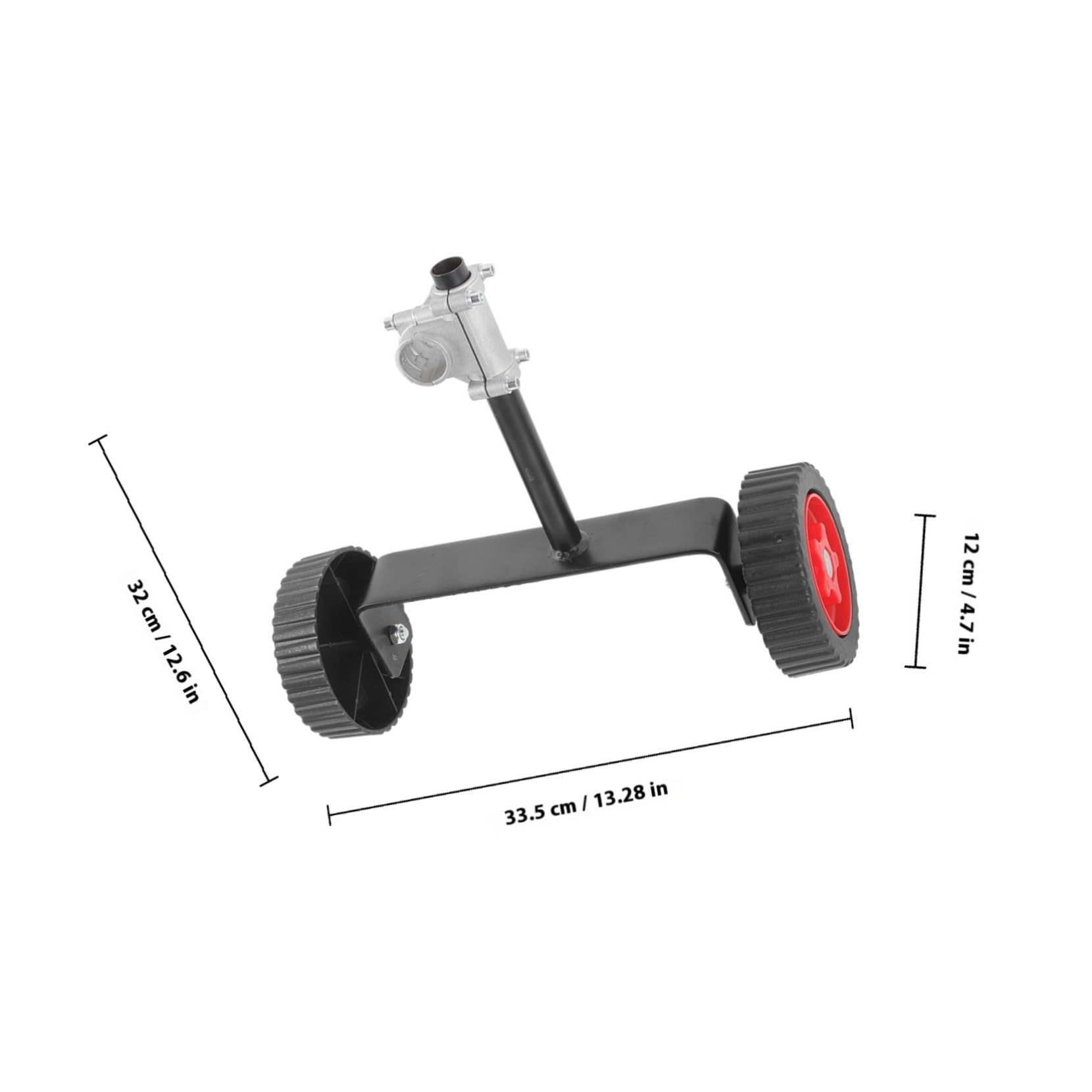 Rueda de Soporte para Cortacésped Rueda de Repuesto con Caucho y Acero Inoxidable Resistente para Carretilla y Generador Instalación Rápida y Silenciosa para Máquina Cortar Césped