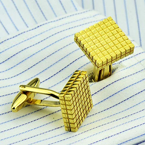 Daesar Mancuernillas para Camisas Hombre Cobre Dorado miniatura 2