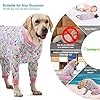 LovinPet Large Breed Dog Pajamas Onesie, Lightweight Stretchy Knit Dog Jammies, Unicorn Seafoam Print, Stop Shedding for Dogs, Pet Pajamas for Dogs, Pet PJ's, L #4