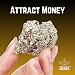 Raw Pyrite Stone Original Certified Cluster - Natural Energised Golden Pyrite Crystal Stone for Healing, Willpower, Money Manifestation, 30-45 GRAM, Crystal, Pyrite Crystal