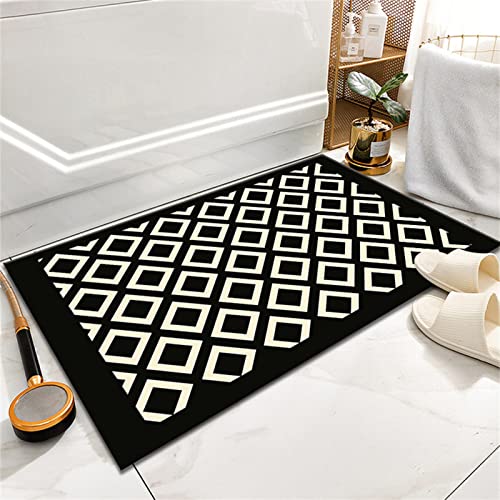 Tapis de salle de bain grand format pour sortie de douche