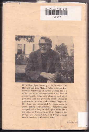 Blaming the Victim 0394417267 Book Cover