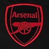 Arsenal FC Official Gift Mens Shower Jacket Windbreaker Peaked Hood Black 3XL #3