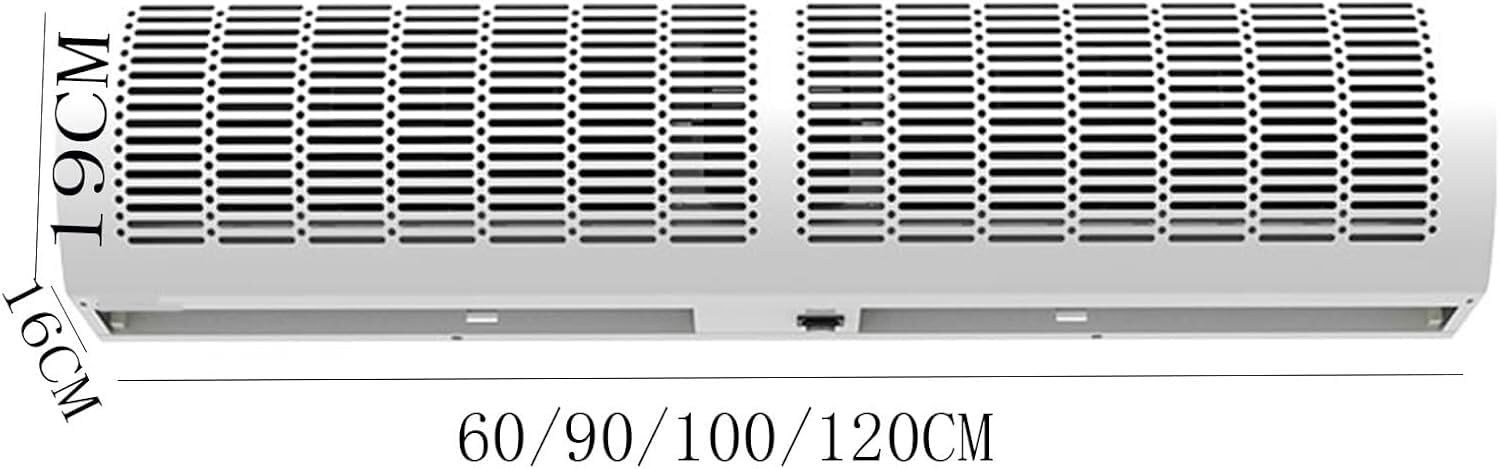 Kurtyna powietrzna do drzwi Kurtyna powietrzna 60CM 90CM 100CM 120CM Kurtyna powietrzna sterowana pilotem 2-biegowym(Button,60CM)