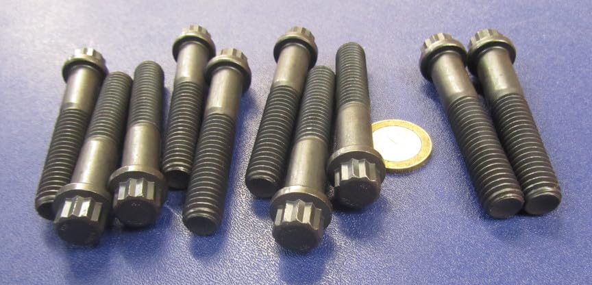 Alloy Steel 12 Point PT Bolts 7/16-14 x 2.50 Length 10 pcs