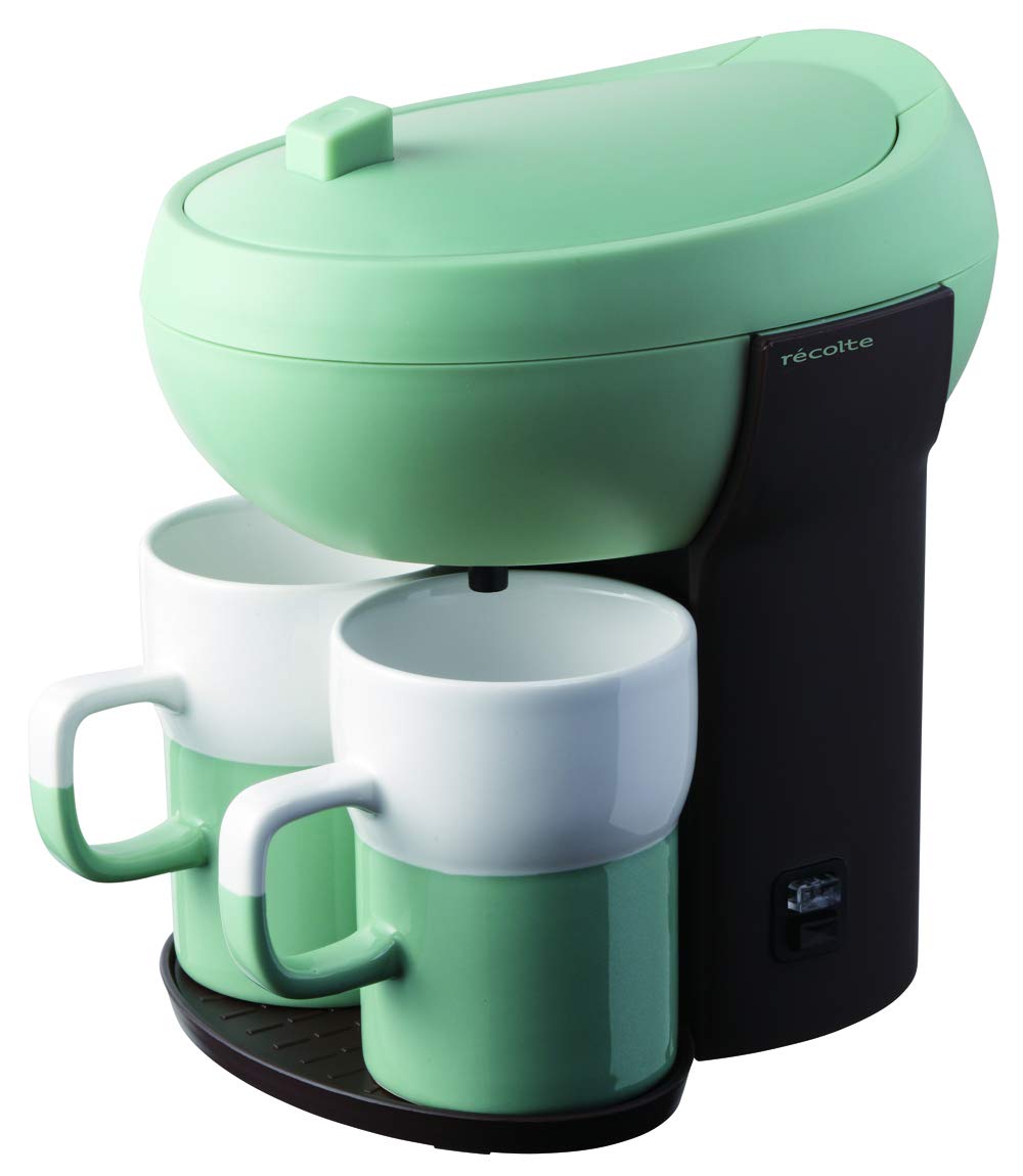レコルト コーヒーメーカー パウス カフェデュオ シェルグリーン RKD-4G lok26k6 Amazon | レコルト コーヒーメーカー パウス カフェデュオ シェル