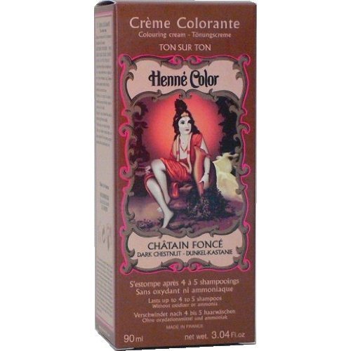 Dark Henna Chatain Color Colouring Cream 90ml