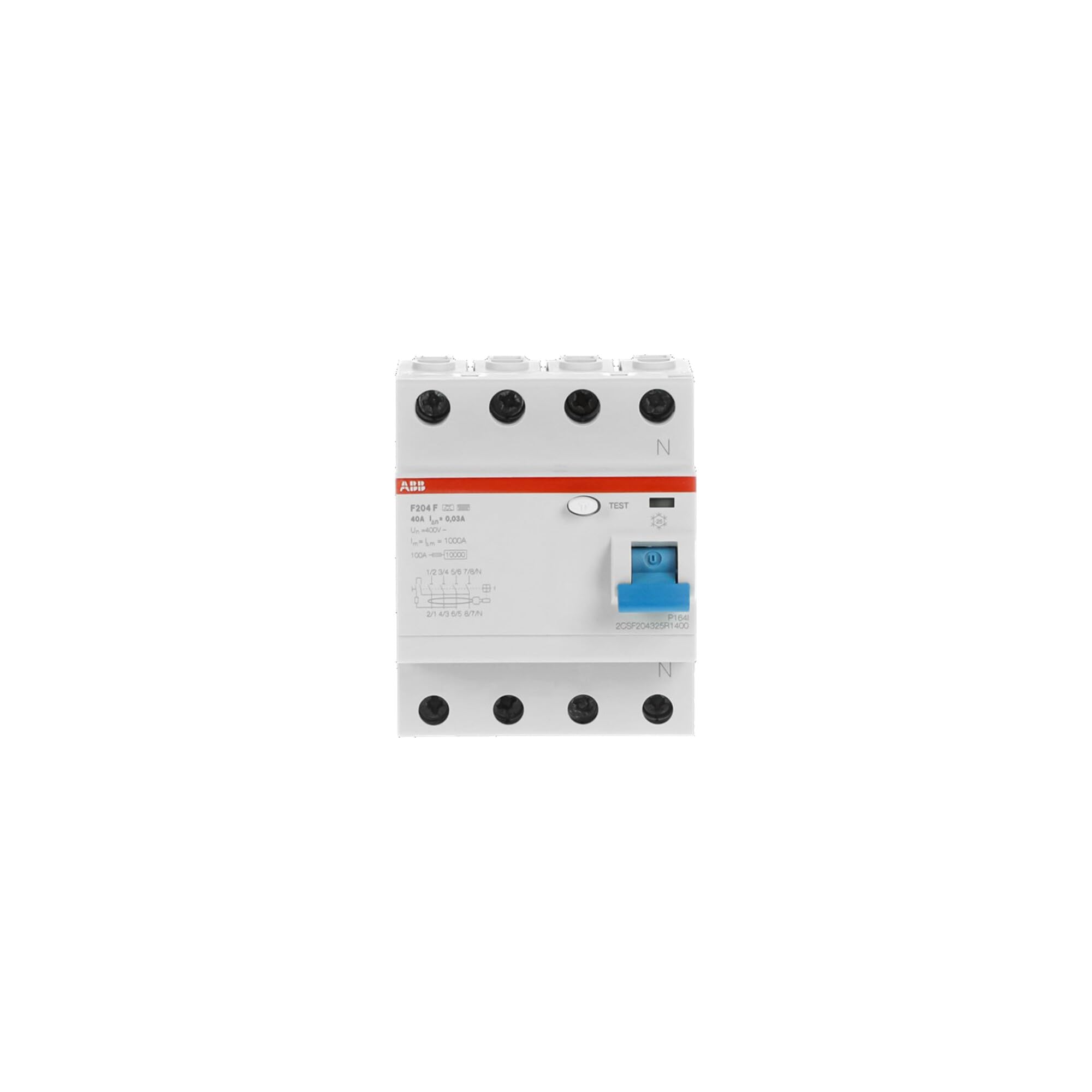 FI-Schalter 4P, Typ F, 40A, 30mA ABB F204 F-40/0,03