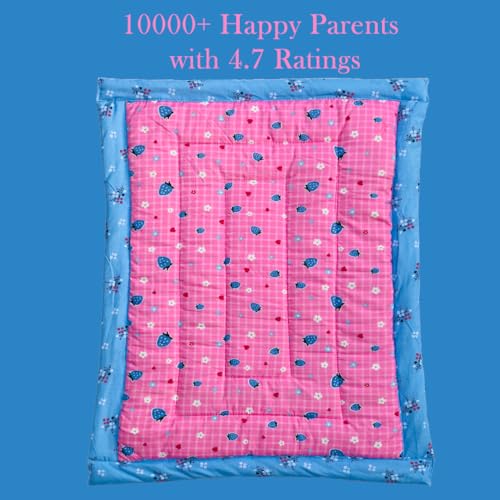 Image of Bedding Mattress for Cotton, Baby Sleeping Bed Set Godari Baby Cradle |Sleeping Mat |Multi Purpose Cushioned Bed |Baby Bed for 0 to 2 Years.