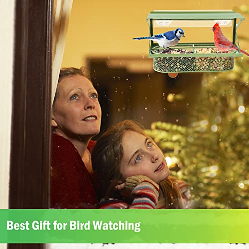 Window-Bird-Feeder-Metal-Wild-Bird-Feeder-for-Outside-2-in-1-Detachable-Bird-Feeders-with-Adhesive-Mount-Bird-Feeder-Window-Mount-Bird-House-for-Cat-Window-Perch